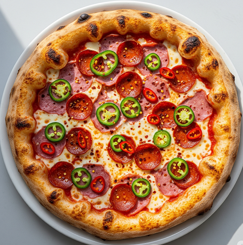 Raja's Meat Feast Pizza 