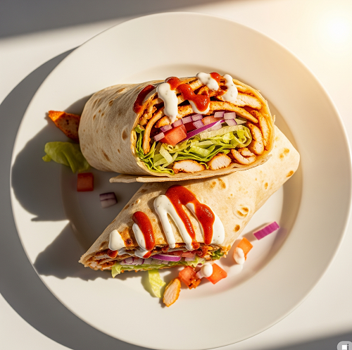 Peri Chicken Donner Wrap 